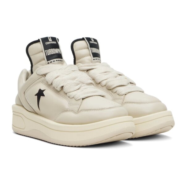 BNWT SS25 RICK OWENS DRKSHDW TURBOWPN OX SNEAKERS OYSTER 9 - Picture 11 of 12